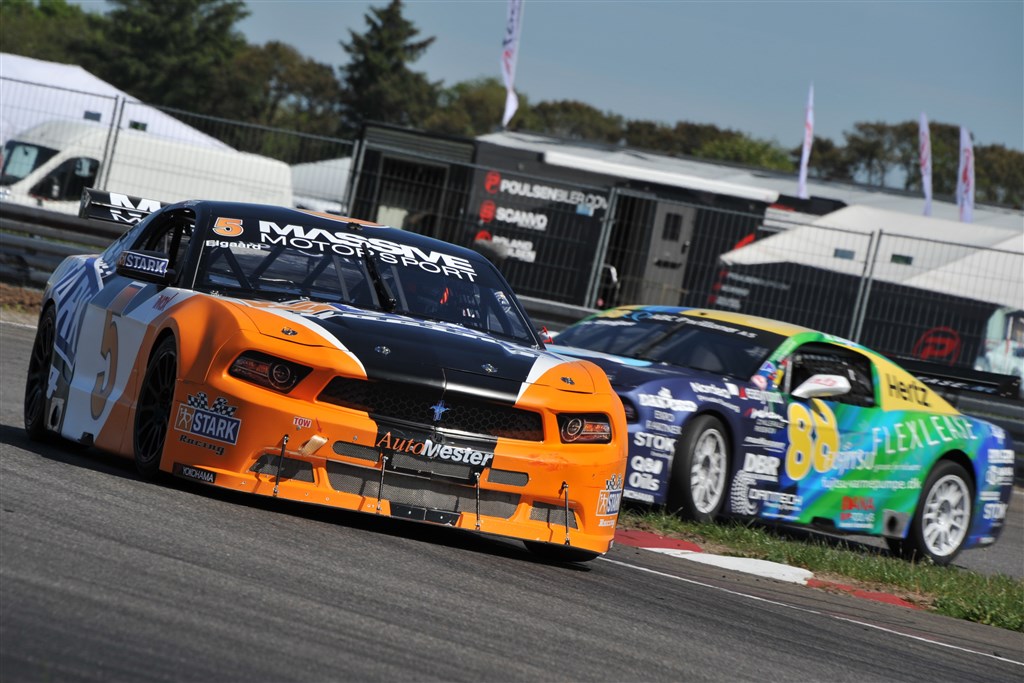 Casper Elgaard var tre tusindedele fra pole position i AutoMester Danish Thundersport Championship, da tidtagningen blev kørt lørdag eftermiddag.
(Foto: Morten Alstrup)